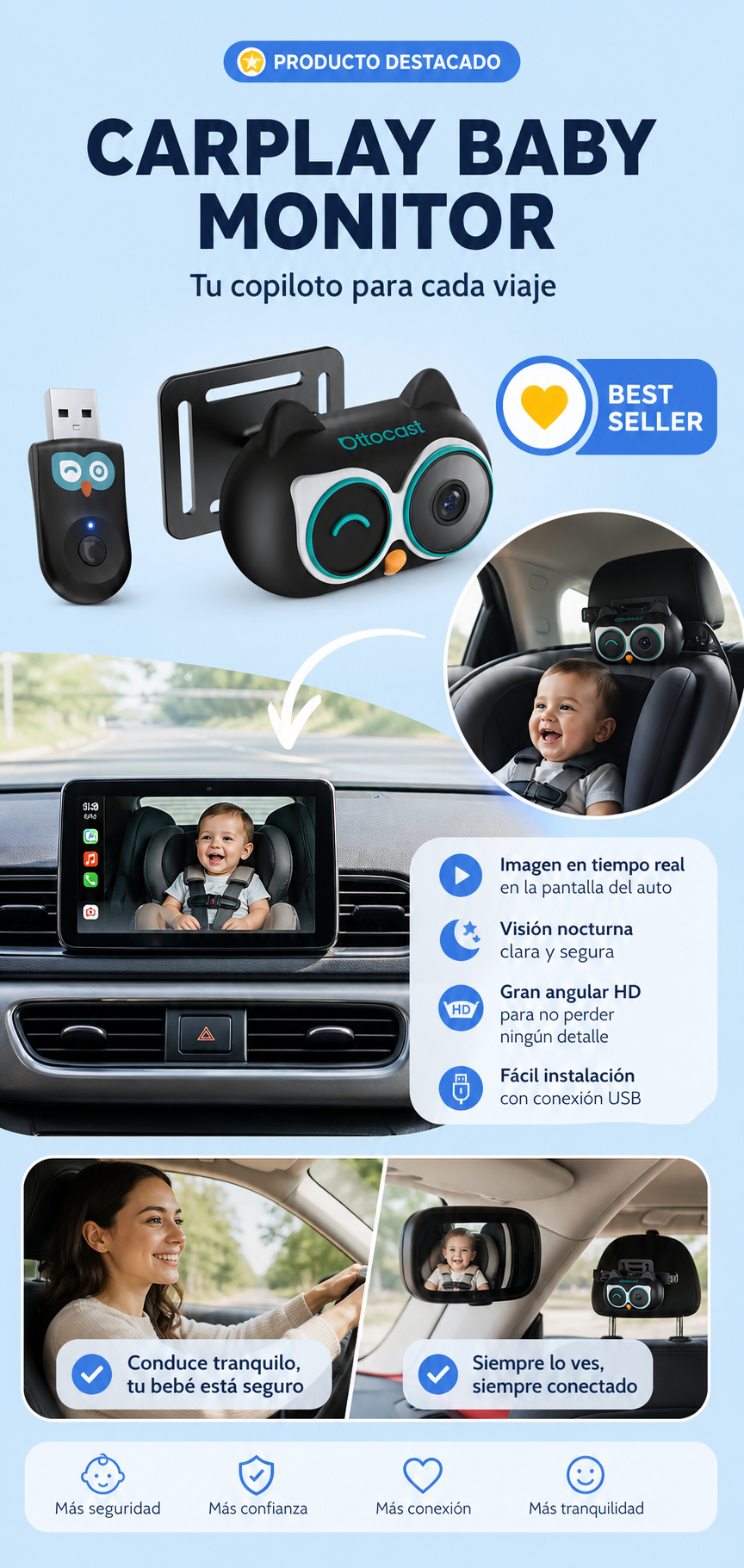 Carplay Baby Monitor