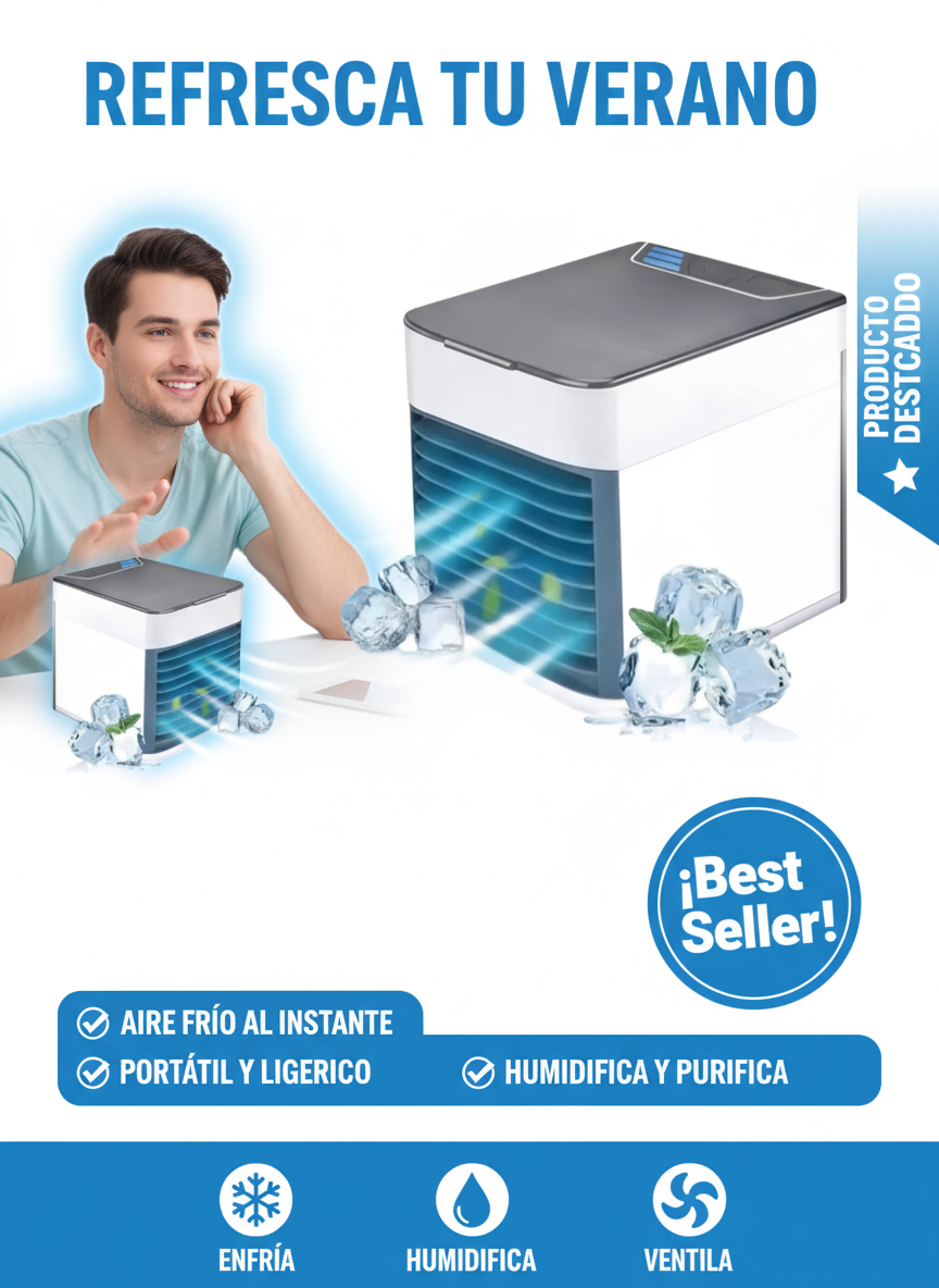 Mini Aire Acondicionado Portátil