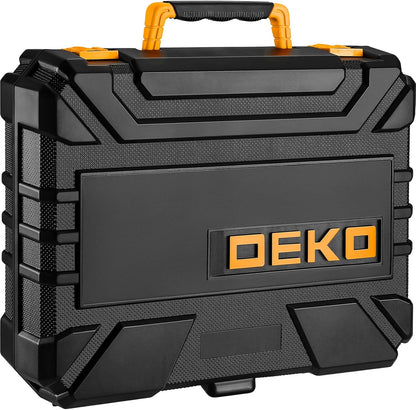 Kit Completo Maletín Taladro DEKO | Accesorios Incluidos