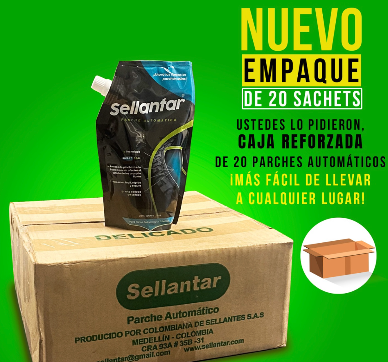 Sellantar Anti Pinchazo al instante