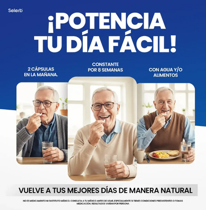 Capsulas complex NAD+ para hombres