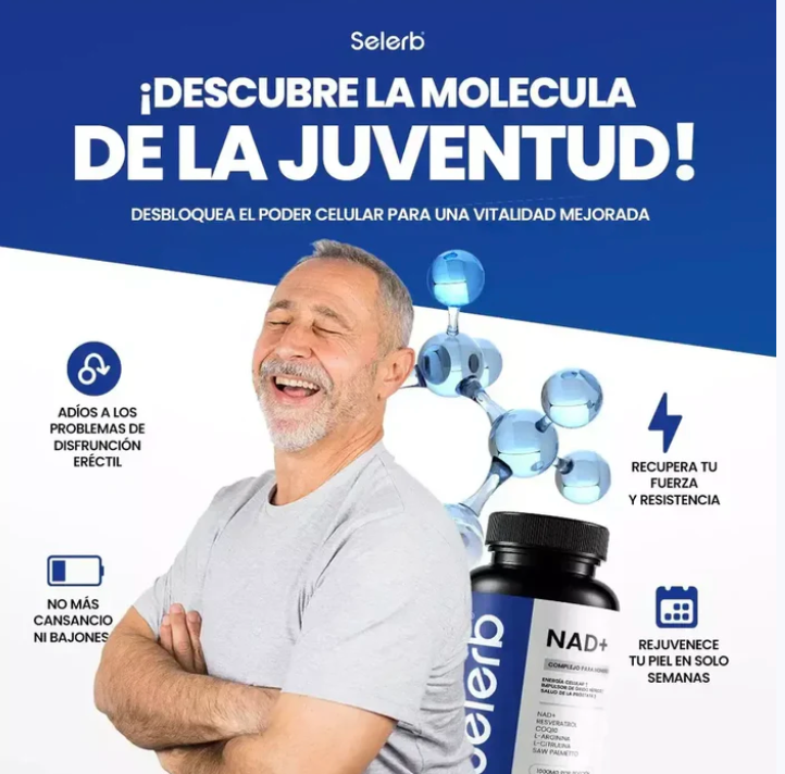 Capsulas complex NAD+ para hombres