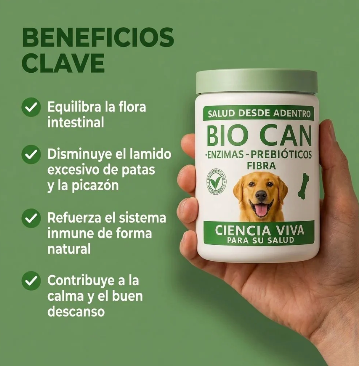BIOCAN - Probiótico para Perros 🐶 + EBOOK DE REGALO