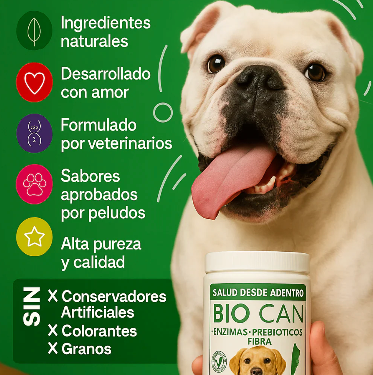 BIOCAN - Probiótico para Perros 🐶 + EBOOK DE REGALO