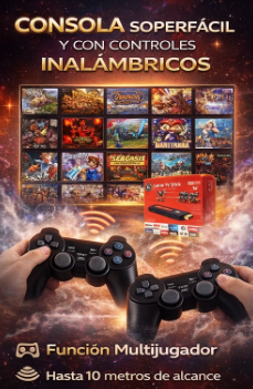 Video Consola TV Stick | 20.000 Juegos | 15 Emuladores