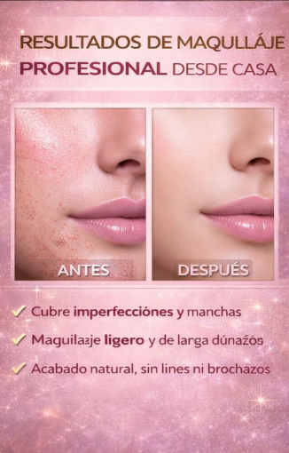 Aerógrafo Inalámbrico Profesional para Maquillaje – Acabado Perfecto Tipo Airbrush en Casa