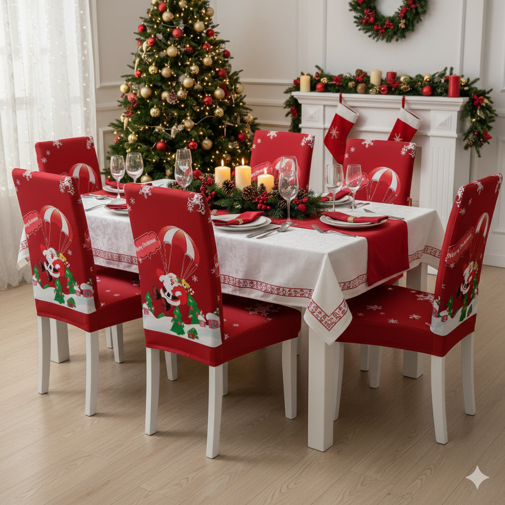 Conjuntos Fundas de Sillas Navideñas