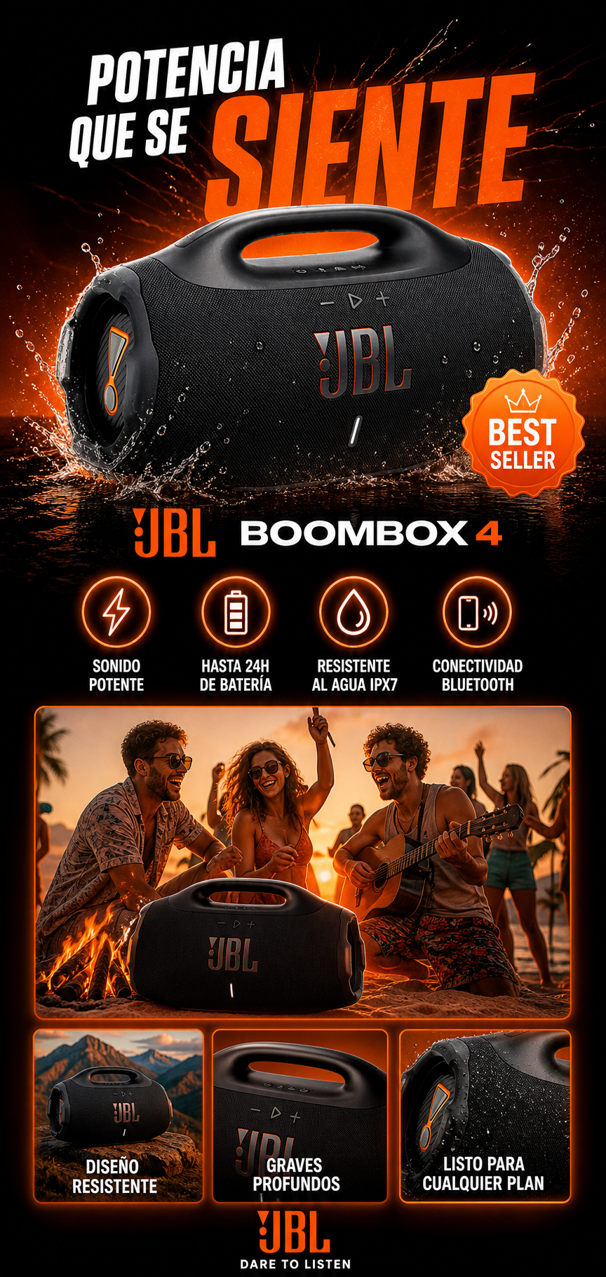 Parlante JBL Boombox 4
