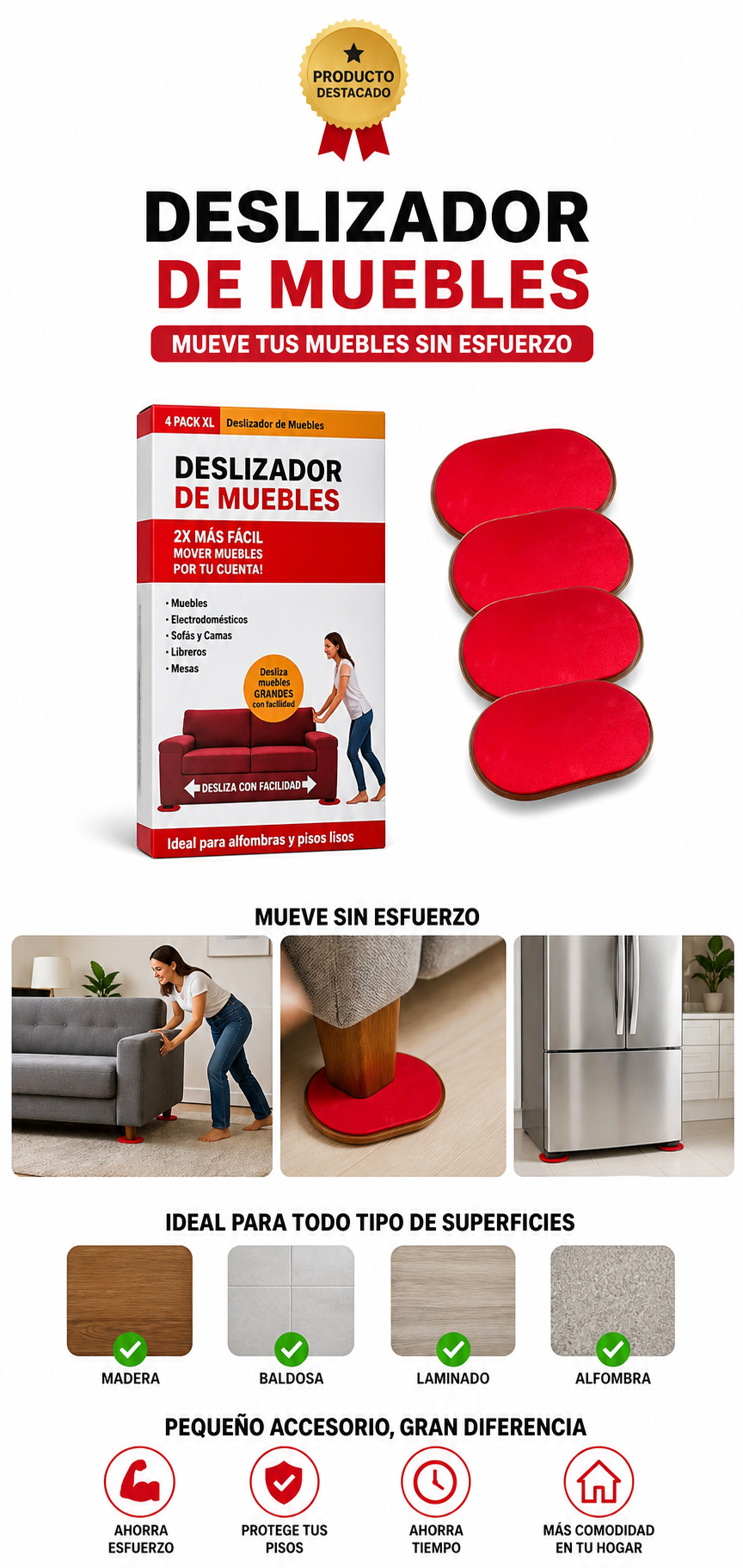 Deslizador de electrodomésticos  Ruby