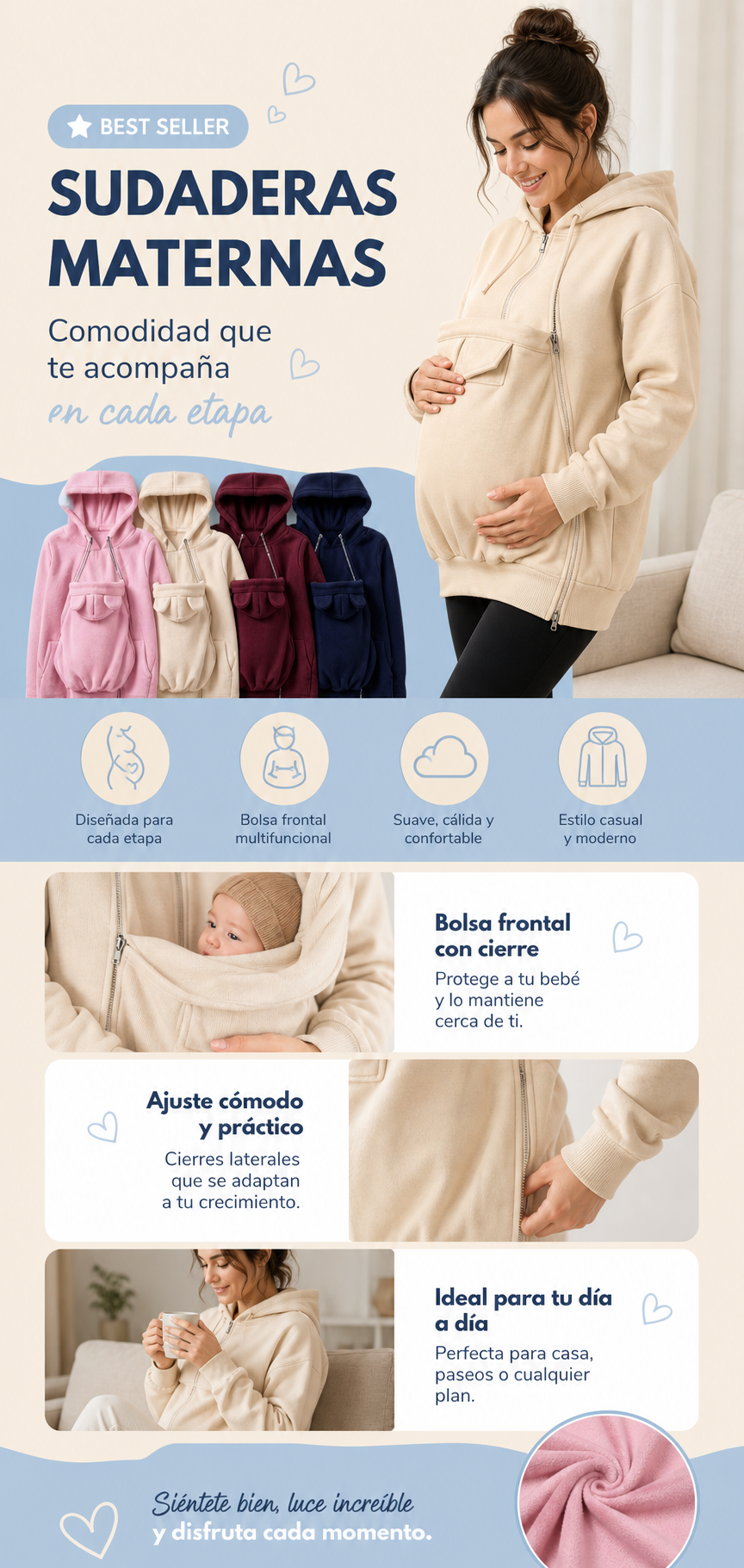 Sudaderas Maternas