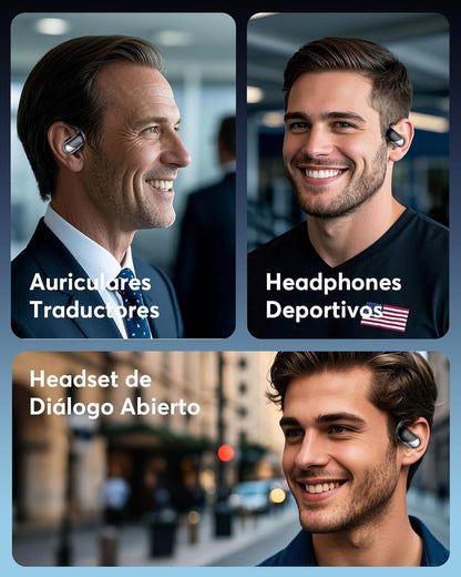 Audifonos de Traducción con IA en Tiempo Real: Compatibles  144 Idiomas