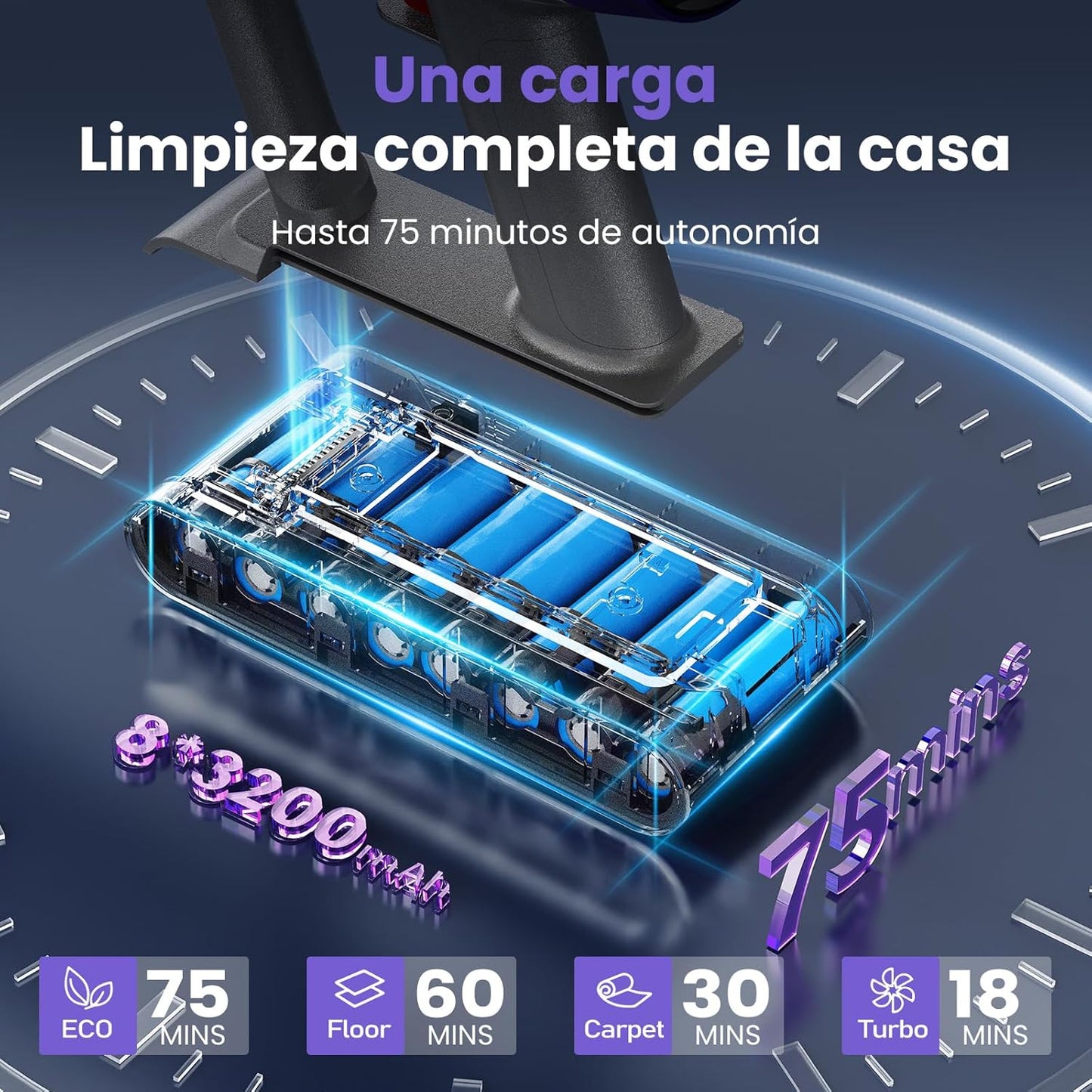 Aspiradora Sin Cable | Pantalla Táctil LED Inteligente | Xiaomi™️