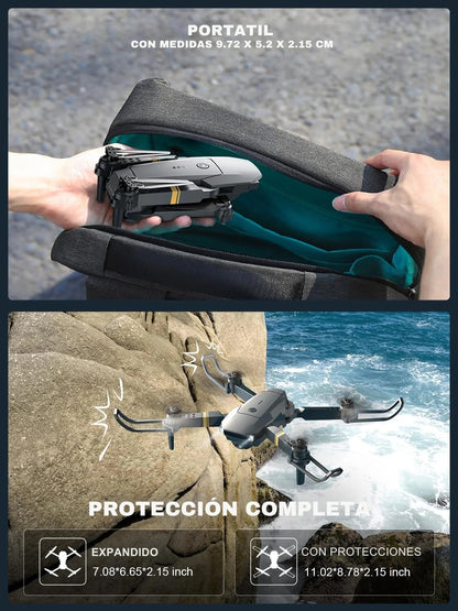 Dron 8K Video Cámara | Batería Adicional| Maletín con Accesorios