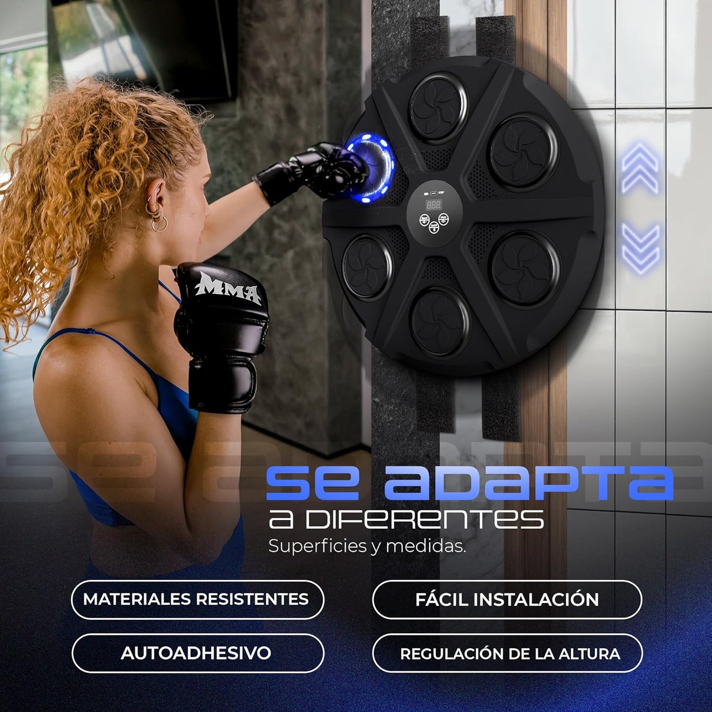 Máquina de Boxeo Bluetooth Musical + Guantes Regalo | Adultos y niños